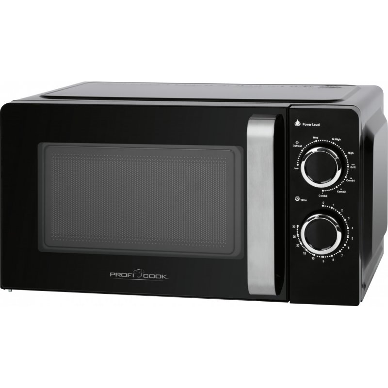 Bomann PC-MWG 1208 Countertop Grill microwave 17 L 700 W Black, Stainless steel