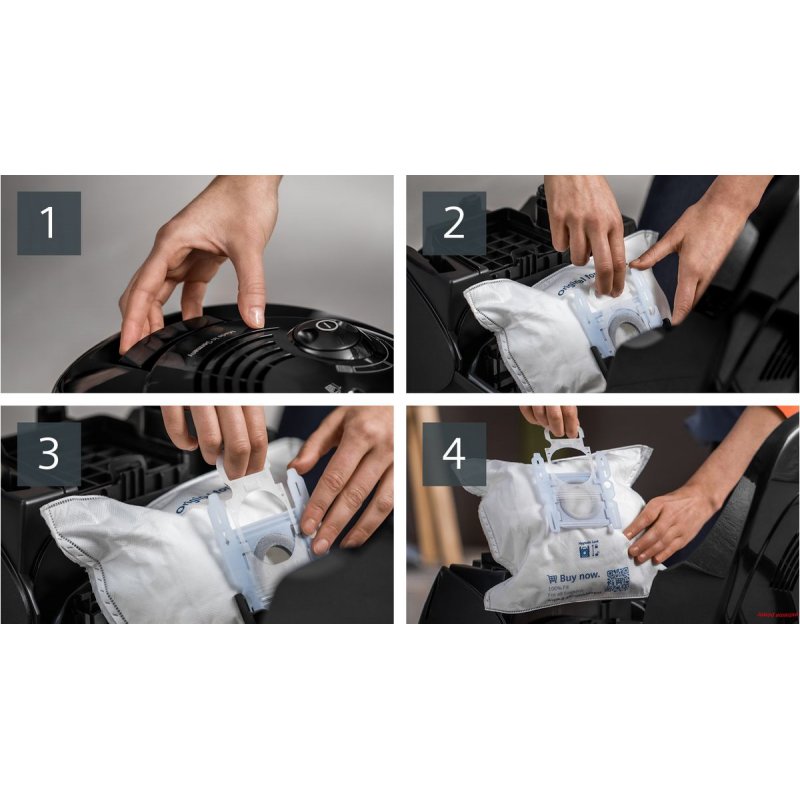 Siemens VSZ3XTRM11 Aspirateur 4 L Aspirateur réservoir cylindrique Sec 850 W Sac à poussière