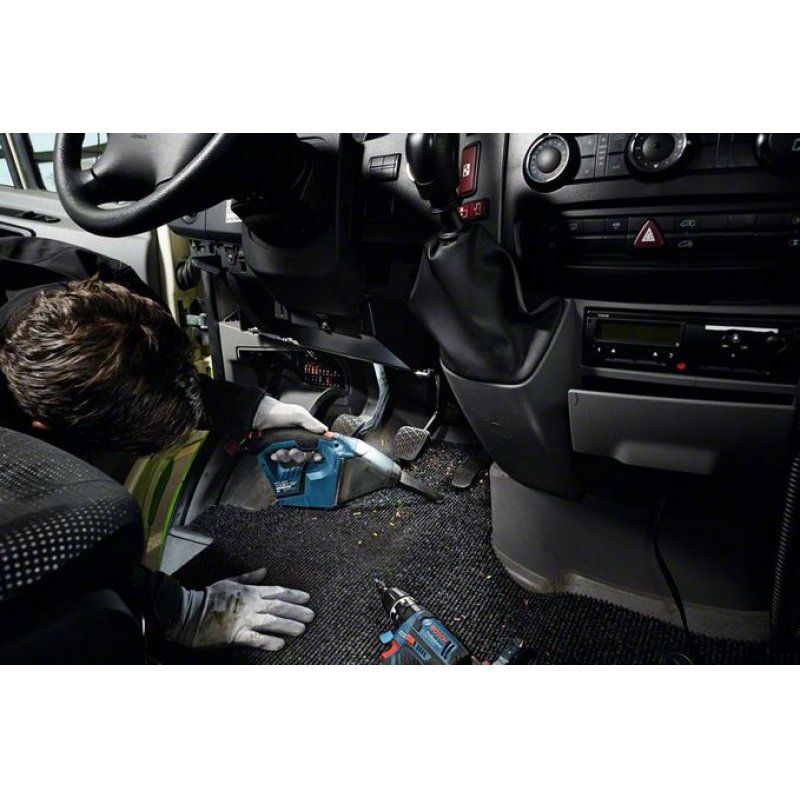 Bosch GAS 10,8 V-LI handheld vacuum Blue Bagless