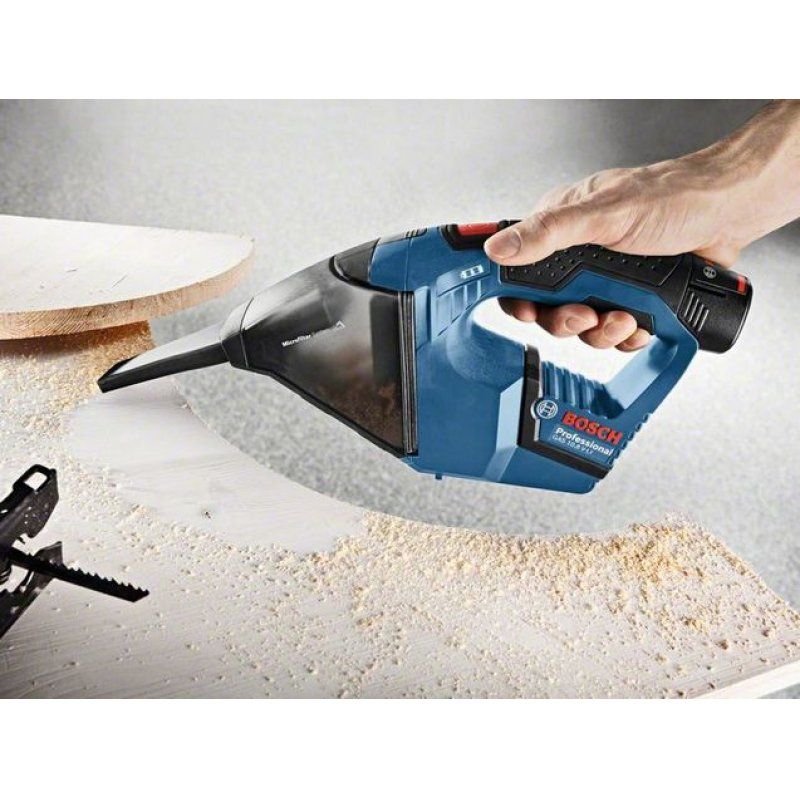 Bosch GAS 10,8 V-LI handheld vacuum Blue Bagless