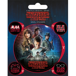 STRANGER THINGS - One Sheet - Stickers en vinyle