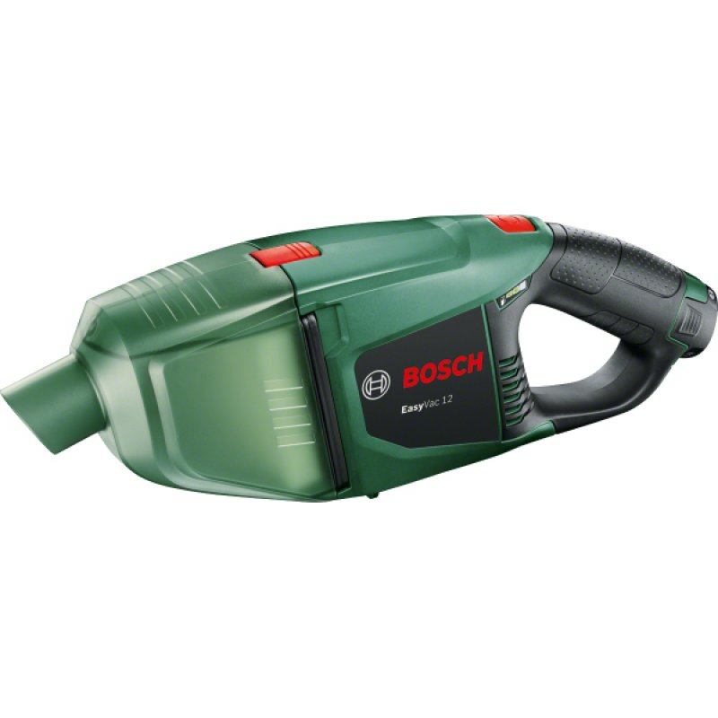 Bosch EasyVac 12 aspirateur de table Noir, Vert Sans sac