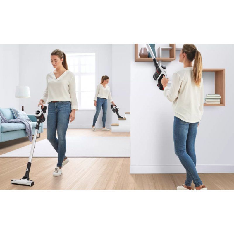Bosch Serie 6 BKS611MTB stick vacuum/electric broom Battery Dry Bagless Black, White