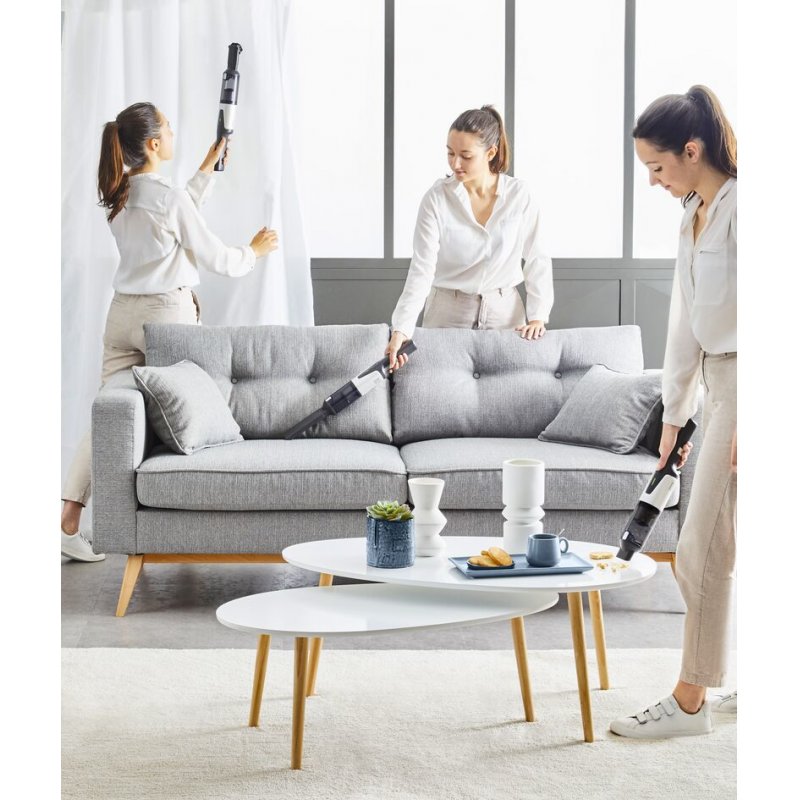 Rowenta X-Touch AC9736 handheld vacuum Grey, White Bagless