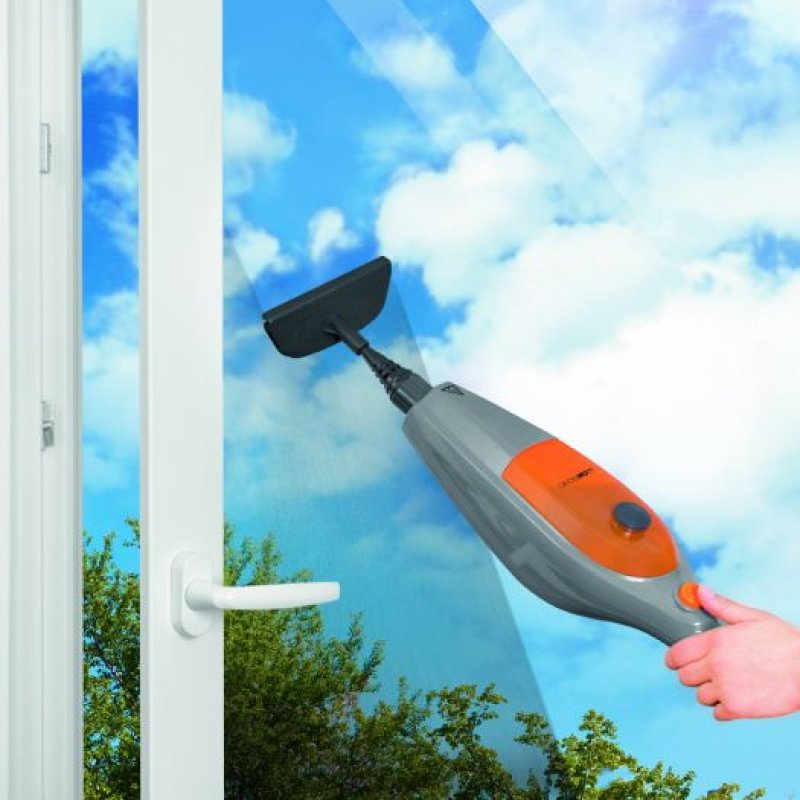 Clatronic DR 3539 Nettoyeur vapeur portable 0,3 L 1500 W Gris, Orange