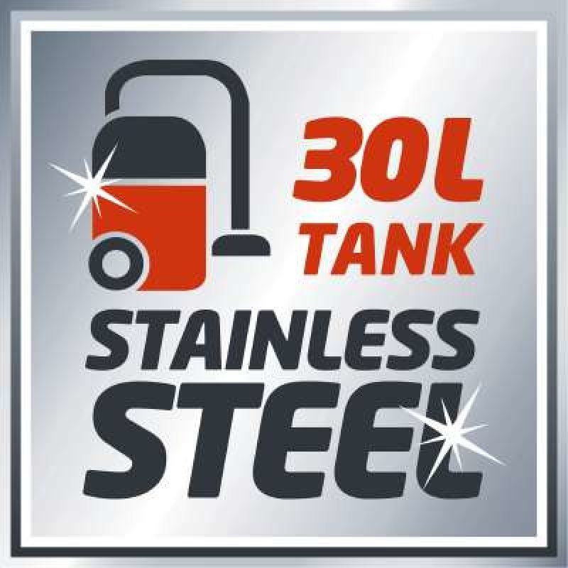 Einhell TC-VC 1930 S Noir, Gris, Rouge 30 L 1500 W