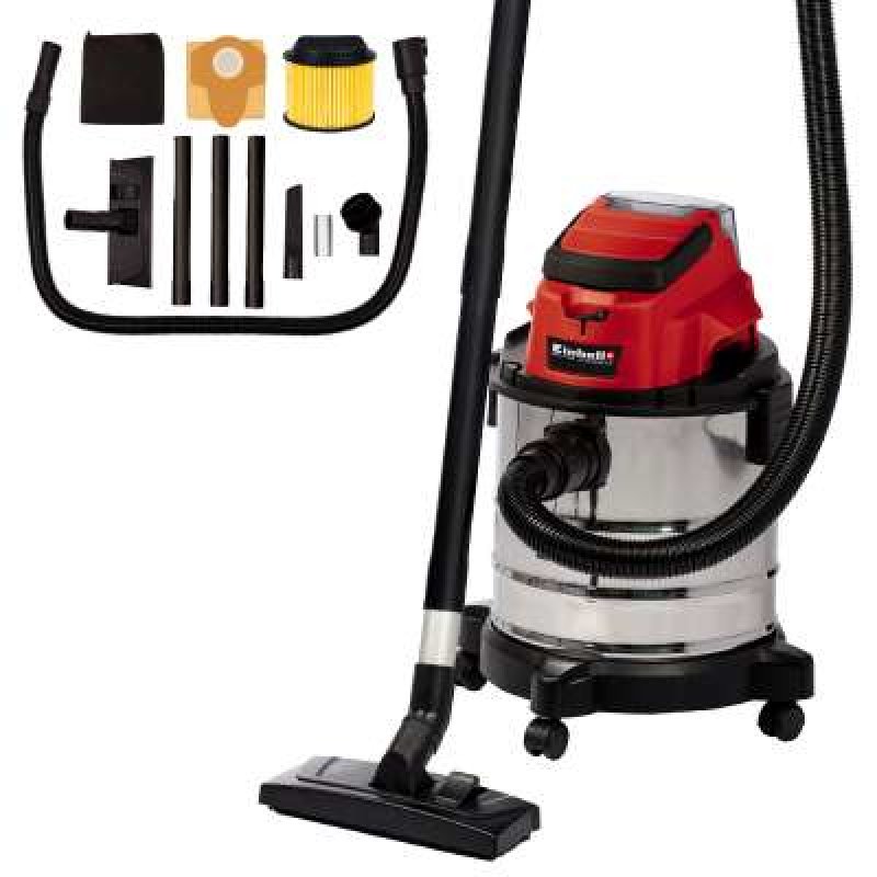 Einhell TC-VC 18/20 Li S-Solo Noir, Gris, Rouge 20 L