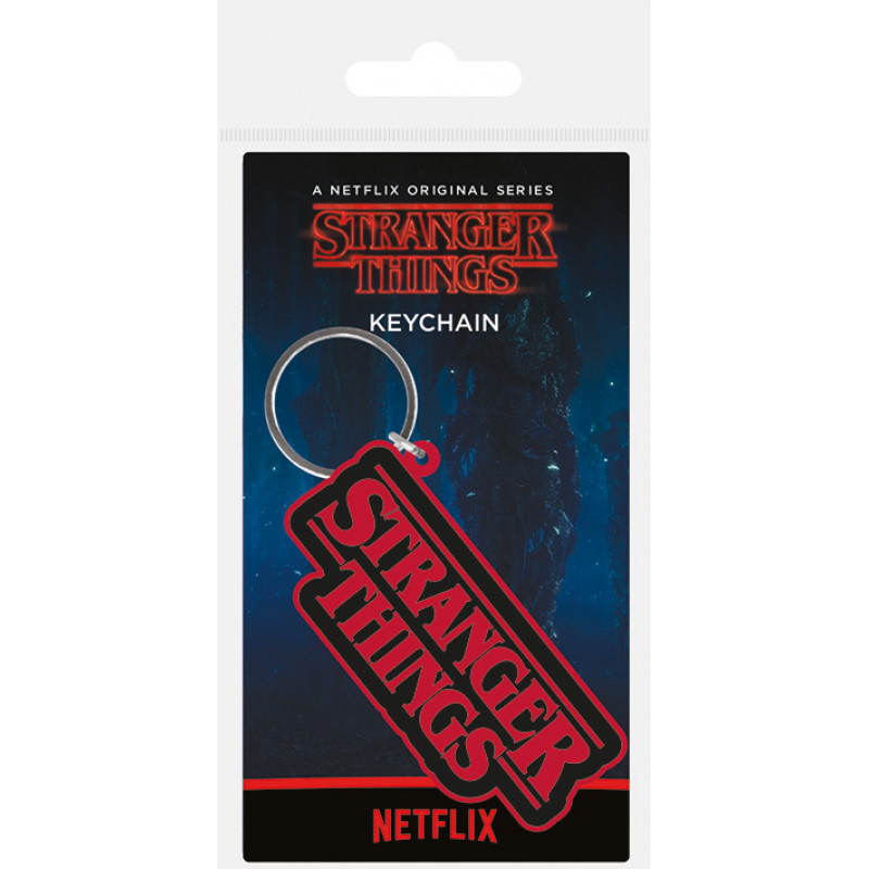 STRANGER THINGS - Logo - Porte-clés en caoutchouc
