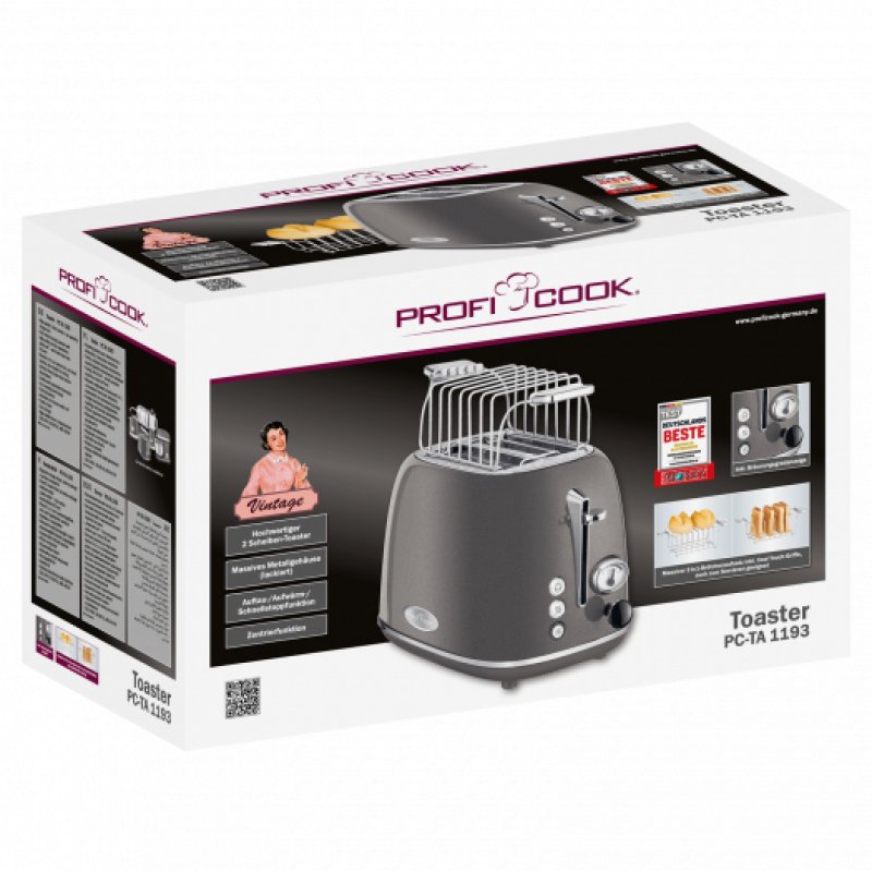 Prof Toaster PC-TA 1193         815W  gy