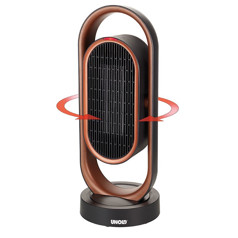 Unold 86535 appareil de chauffage Intérieure Noir, Marron 1800 W Chauffage de ventilateur électrique