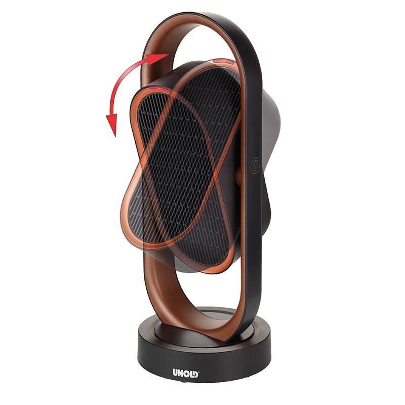 Unold Keramik-Heizlüfter 3D  1800W bk/ku