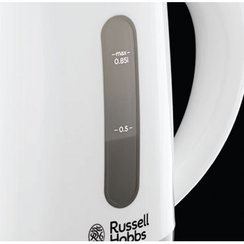 Russell Hobbs 23840-70 bouilloire 0,85 L 1000 W Gris, Blanc