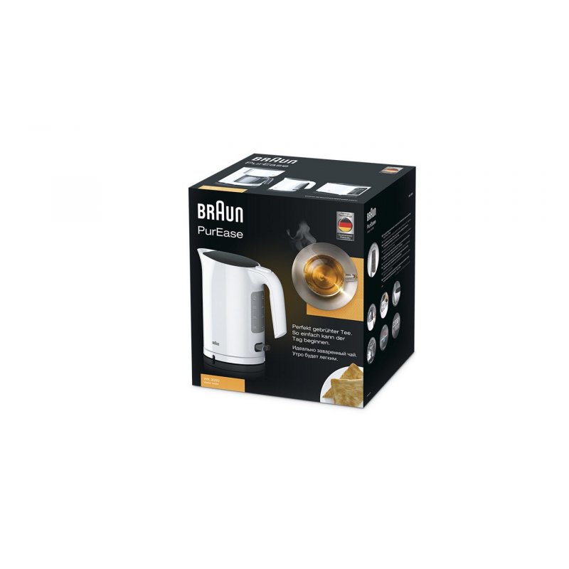Braun 0X21010012 electric kettle 1 L 2200 W White