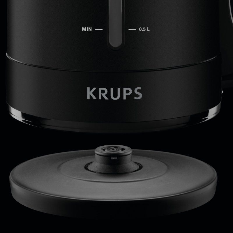 Krups BW2448 electric kettle 1.6 L Black