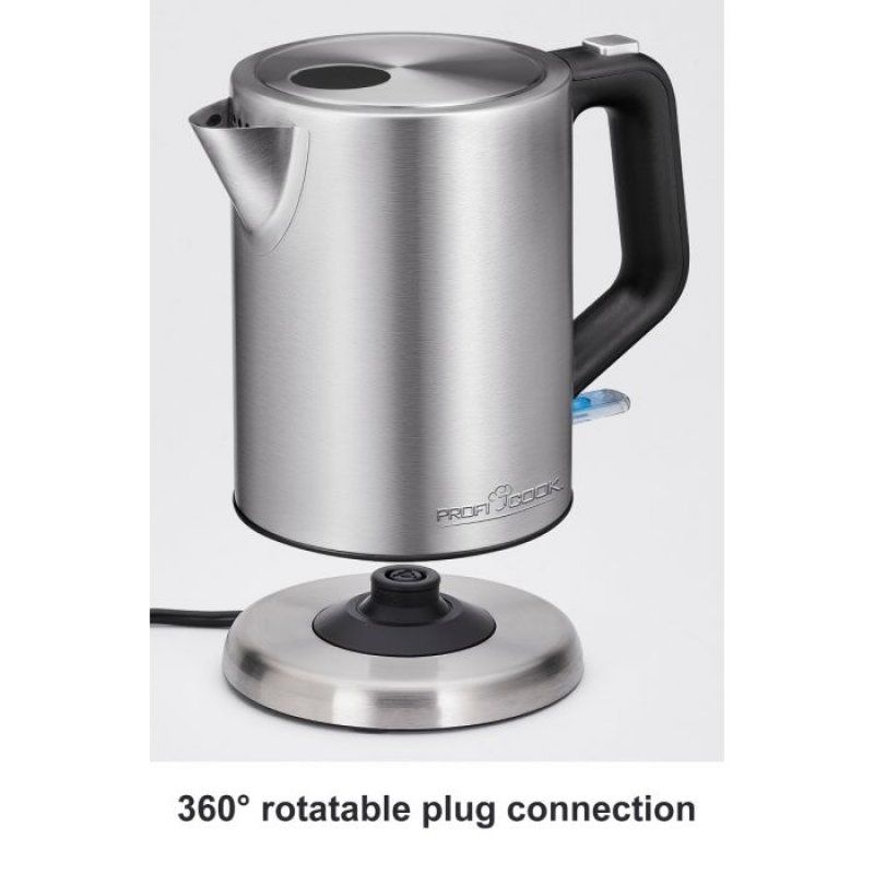 ProfiCook PC-WKS 1106 electric kettle 1 L 2200 W Stainless steel