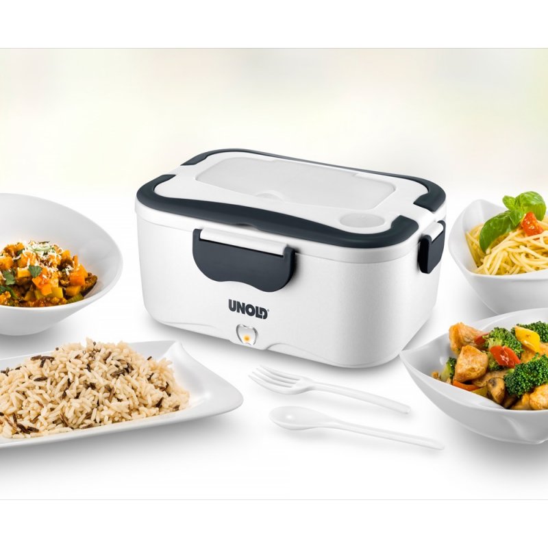 Unold 230.338 lunch box Lunch container 1.5 L Stainless steel Black, White