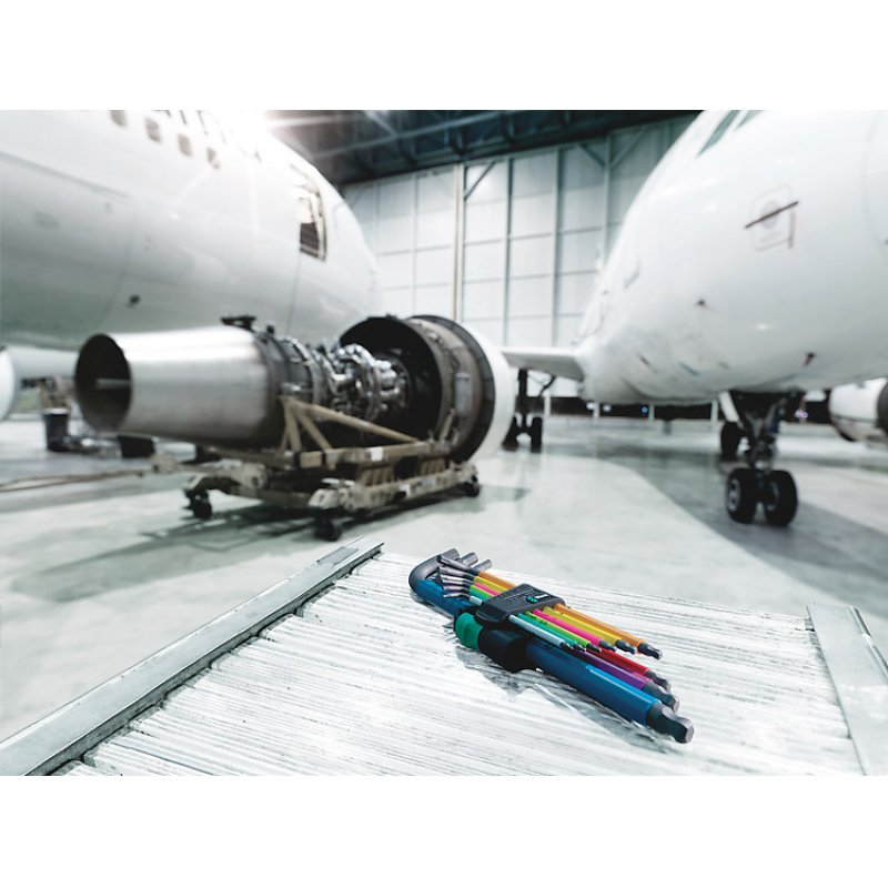 Wera 05022210001 Clé hexagonale Set de clé allen/hexagonale forme de l Métrique 9 pièce(s)