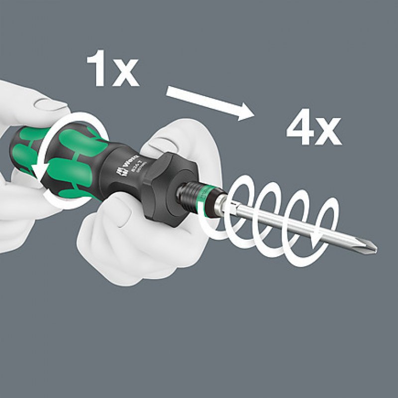 Wera 826 T Kraftform Turbo Bits