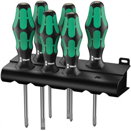 Wera 335/350/355/6 Kraftform Plus Set Standard screwdriver