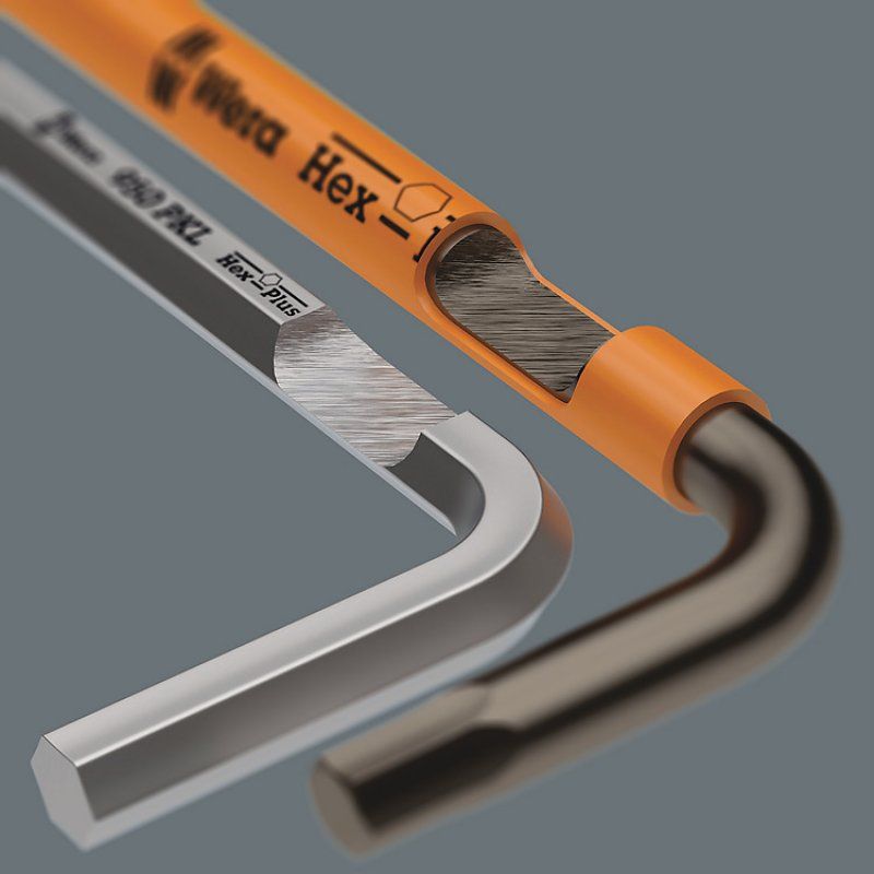 Wera compatible 950/9 Hex-Plus Multicolour 2 | Winkelschlüsselsatz, metrisch,BlackLaser