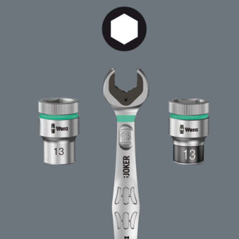 Wera compatible Ring Maulschlüssel Joker Set 11tlg | 05020013001