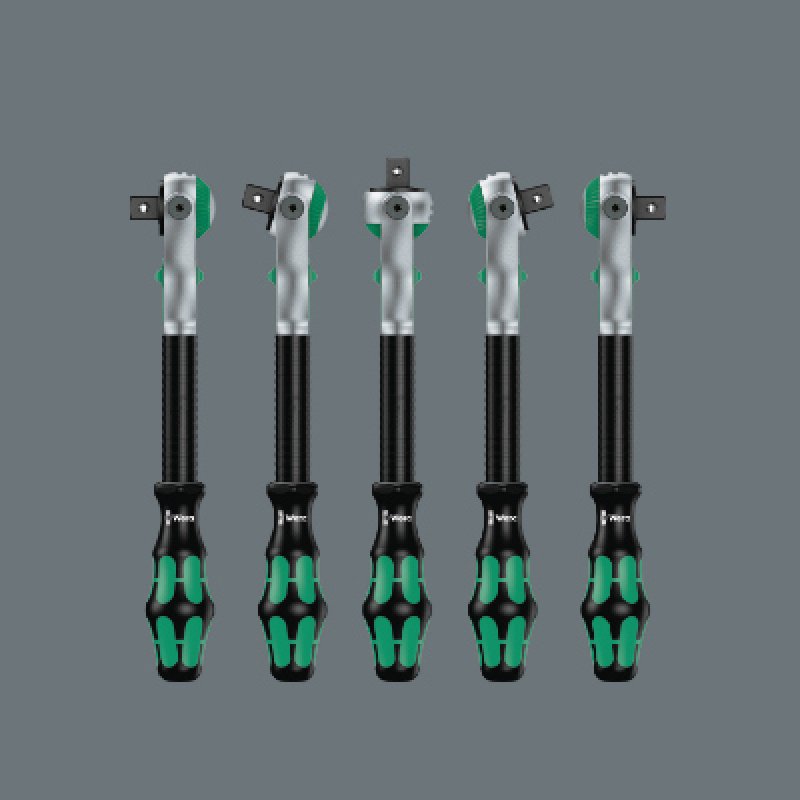 Wera compatible Metall Knarre Zyklop 8000 A SB 1/4"