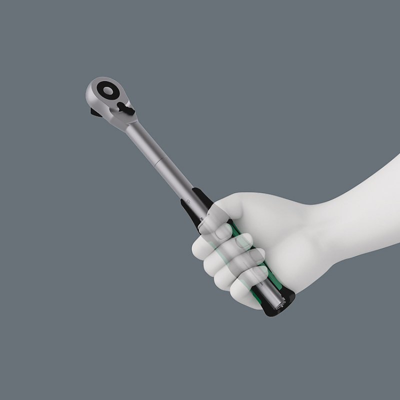 Wera compatible Metall Knarre Zyklop Set Hyb.  1/2"