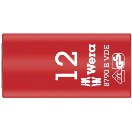 Wera compatible Zyklop-Steckschlüsseleinss.   12x46 | 8790 B VDE, isoliert, mit 3/8"-Antrieb