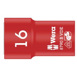 Wera compatible Zyklop-Steckschlüsseleinss.   16x46 | 8790 B VDE, isoliert, mit 3/8"-Antrieb