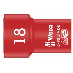 Wera compatible Zyklop-Steckschlüsseleinss.   18x46 | 8790 B VDE, isoliert, mit 3/8"-Antrieb