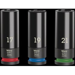 Wera 05004595001 impact socket Impact socket set Black