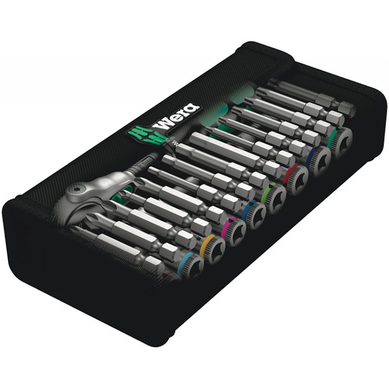 Wera compatible 8100 SA 9 Zyklop Speed-Knarrensatz | 1/4"-Antrieb, zöllig