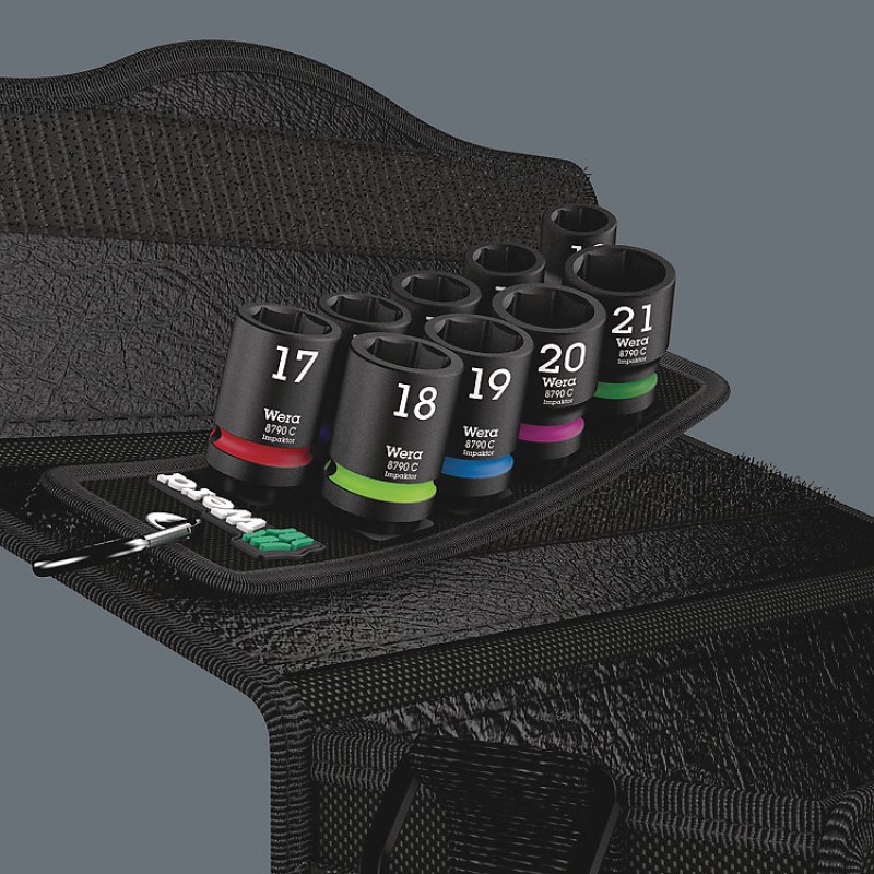 Wera compatible Belt C Impaktor 1 | Steckschlüsseleinsatz-Satz, 1/2"-Antrieb