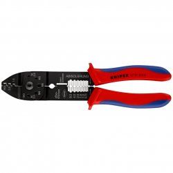 Knipex 97 21 215 B Pince à sertir Noir, Bleu, Rouge