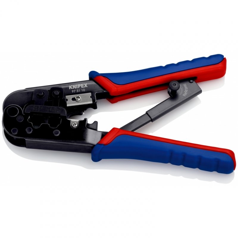 Knipex 97 51 10 Pince à sertir Noir, Bleu, Rouge