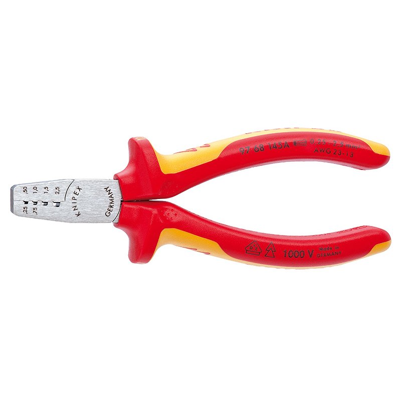 Knipex 97 68 145 A cable crimper Combination tool Silver