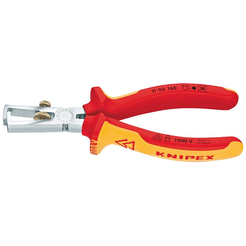 Knipex 11 06 160 pince à dénuder Orange, Rouge
