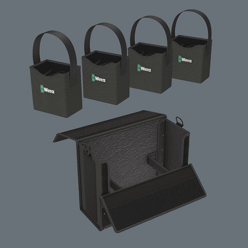 Wera 05004357001 small parts/tool box Tool hard case Black
