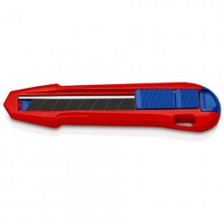 Knipex CutiX Black, Blue, Red Snap-off blade knife