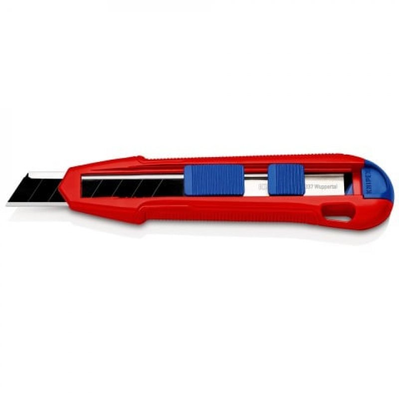 Knipex CutiX Black, Blue, Red Snap-off blade knife