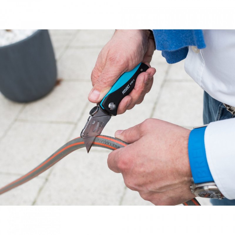 HAZET 2157-1 pocket knife Black, Blue