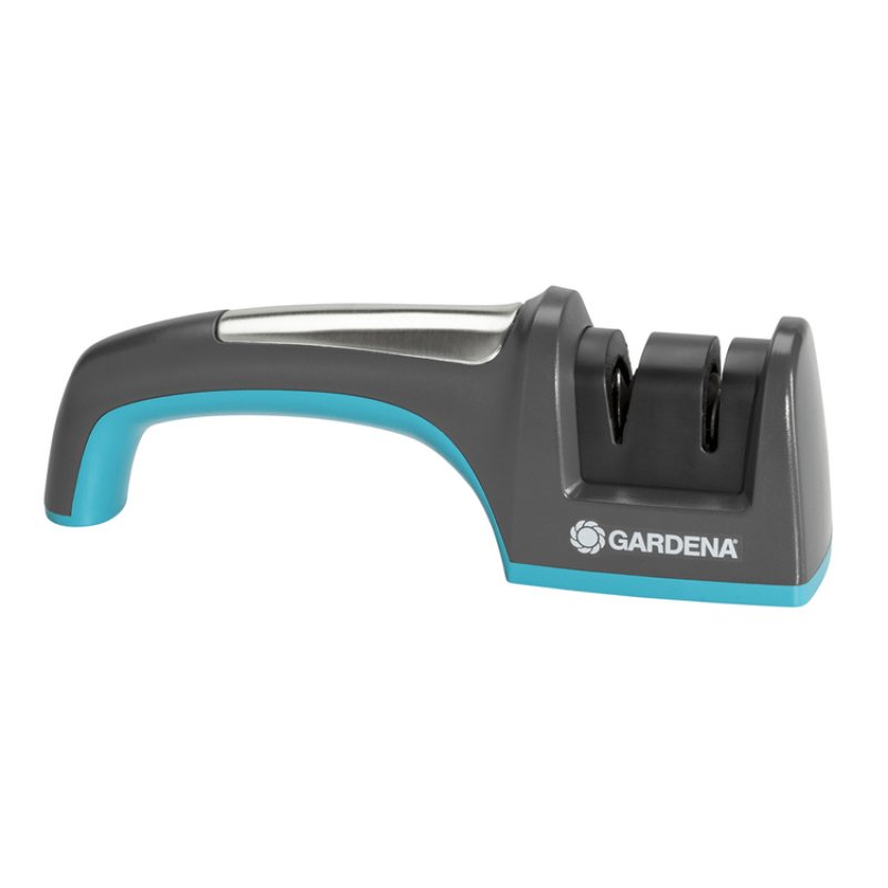 Gardena 8712-20 knife sharpener Pull through knife sharpener Black, Turquoise