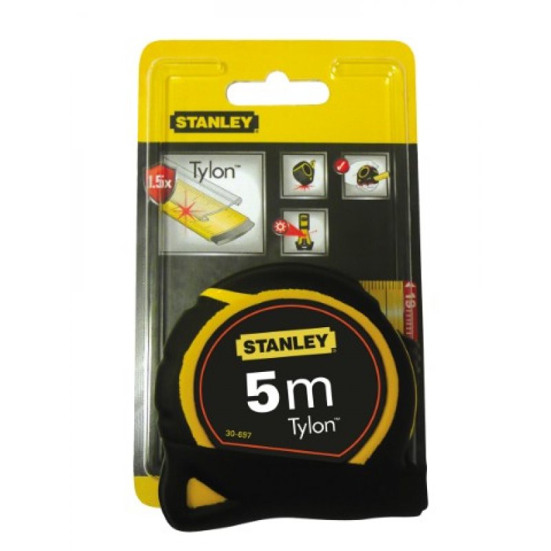 Stanley 0-30-697 tape measure 5 m Black, Yellow