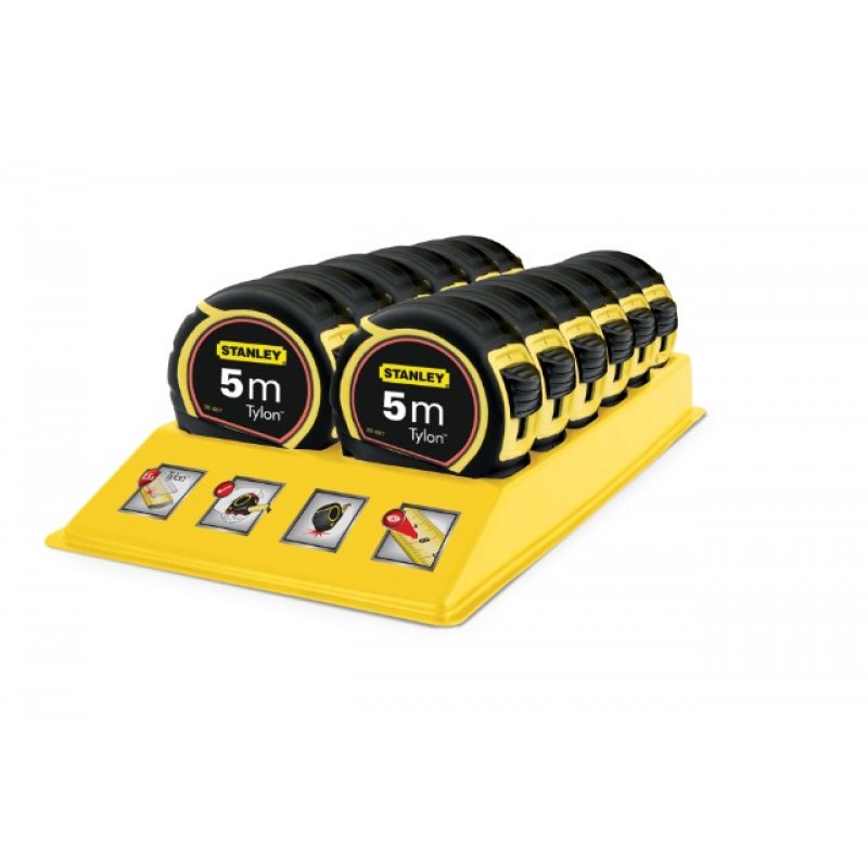 Stanley 0-30-697 tape measure 5 m Black, Yellow