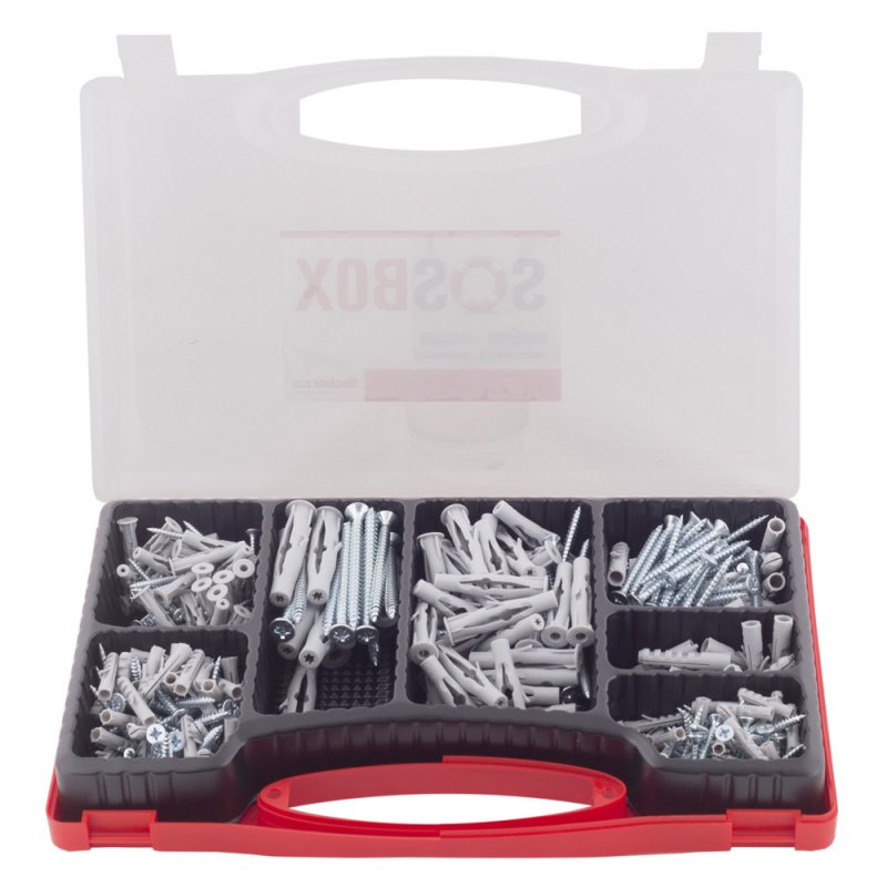 Fisc SOSBOX Dübel S+FU+Schrauben