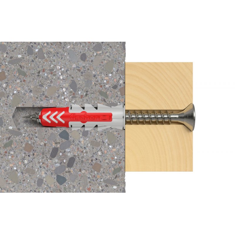 Fischer DuoPower 4 pièce(s) Kit de fiches murales et vis 30 mm