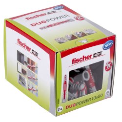 Fischer DUOPOWER 10 x 80 25 pièce(s) 80 mm