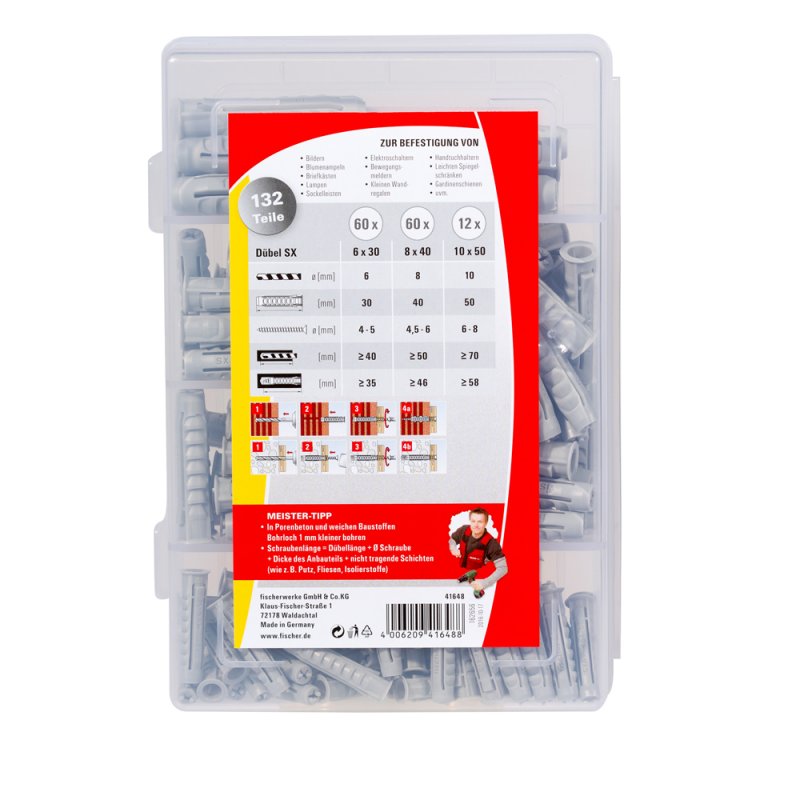 Fisc Meister-Box mit Dübel SX (132)