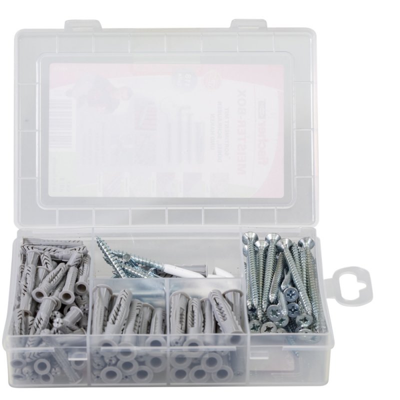Fischer MEISTER-BOX UX 75 pc(s) Screw & wall plug kit