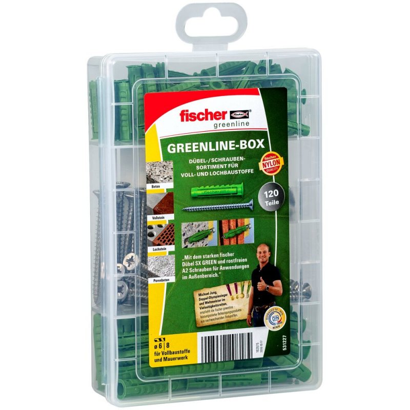 Fischer 531227 screw anchor / wall plug 80 pc(s) Screw & wall plug kit